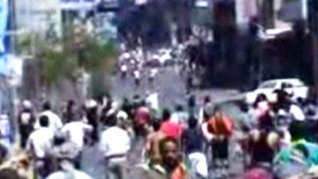 Troops Opened Fire on Crowds of Protesters