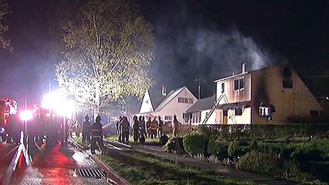 Homeowner saved from burning house by neighbor