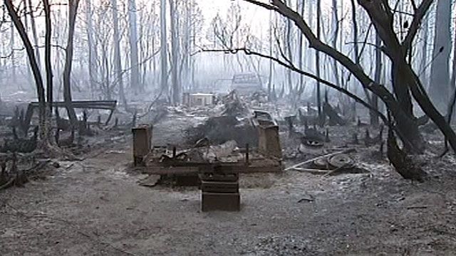 Fast-moving wildfires destroy Florida homes