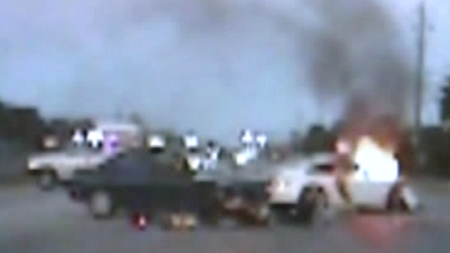 Rookie Cop Saves Man From Burning Car