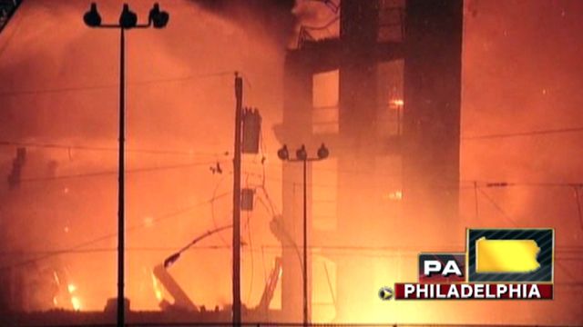 Across America: Firefighters killed in warehouse blaze