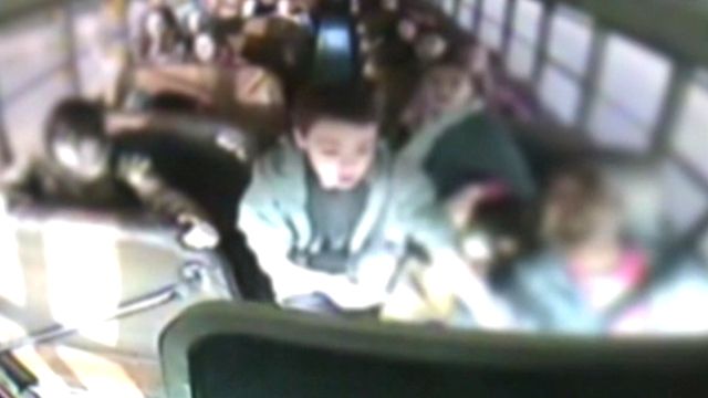 13-year-old steers bus to safety after driver passes out