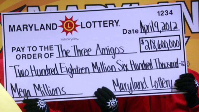 'Three Amigos' to split Mega Millions jackpot