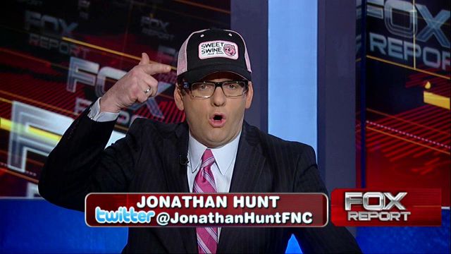 Did This Just Happen?! Jonathan Hunt Raps About "Sweet Swine Pork Rinds" on Fox Report With Shepard Smith