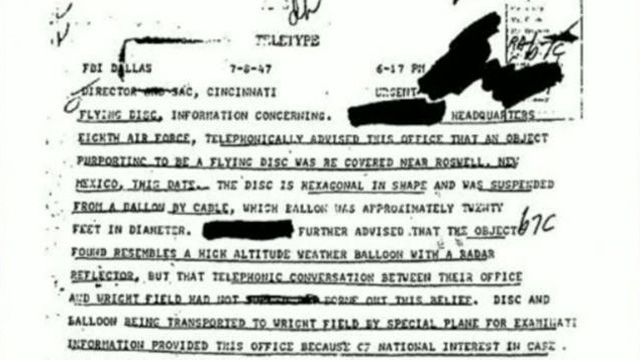 FBI Investigation of UFOs? 