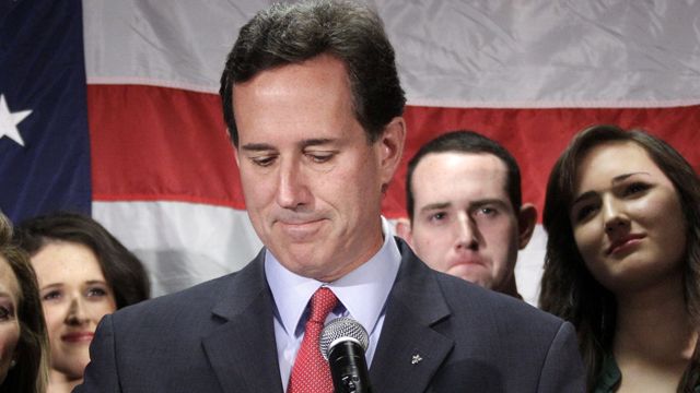 Rick Santorum drops out of GOP race
