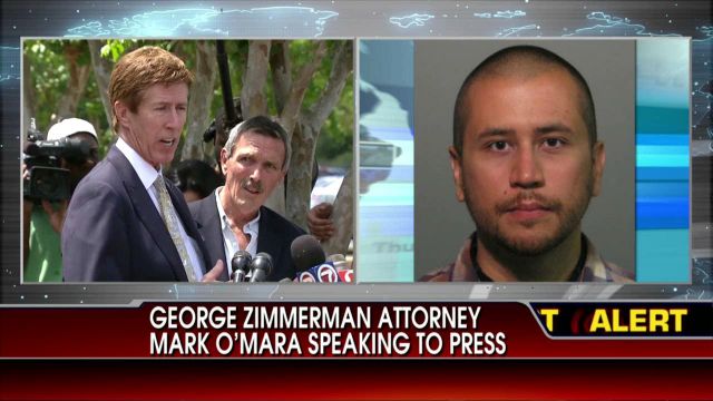 VIDEO: Mark O'Mara, George Zimmerman's Attorney, Tells Reporters His Client 'Is Frightened'