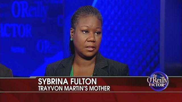 Bill O'Reilly Interviews Trayvon Martin's Mom