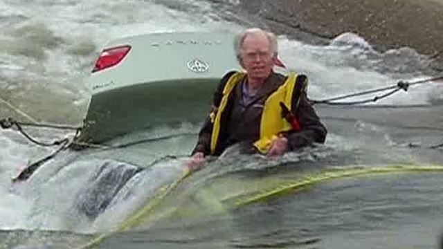 Across America: Elderly Man Plucked from Raging Waters