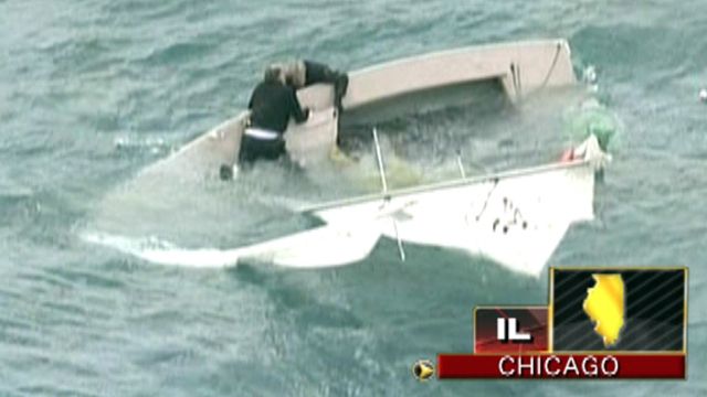 Across America: Sailboat flips in Chicago