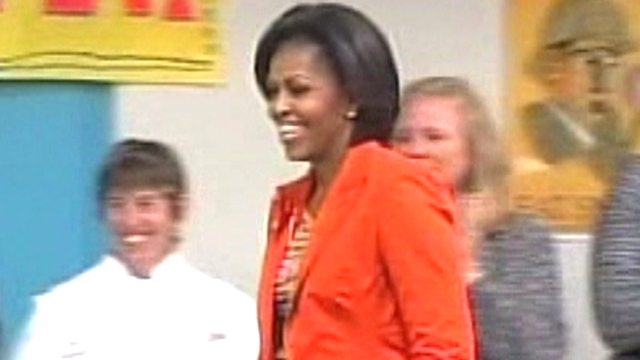 First Lady's Midair Scare