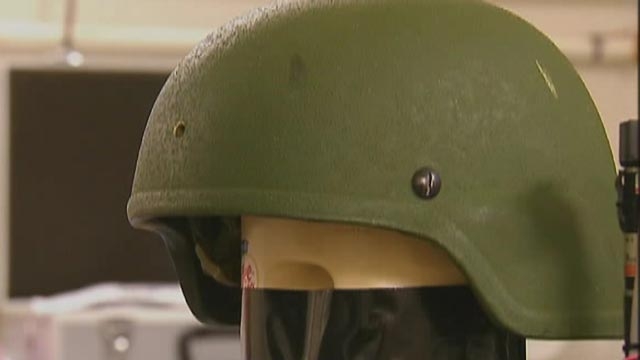 Studying Helmets to Protect Soldiers