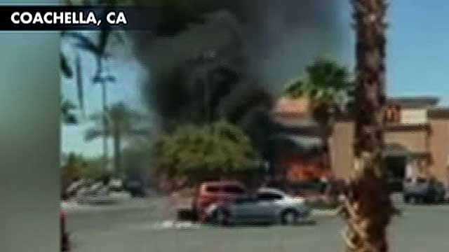 Video: Propane Tank Explodes at McDonald's