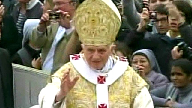 Pope Benedict XVI Delivers Easter Message