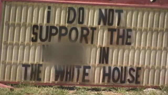 Ga. locals outraged by racist sign