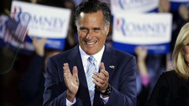 Reaction to Mitt Romney's victory speech