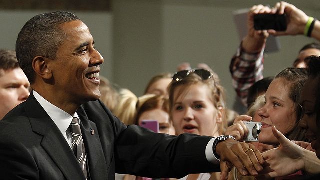 Obama goes after the youth vote