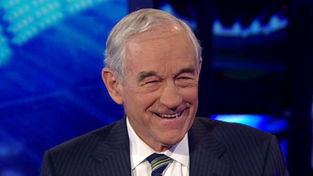 Ron Paul Reacts to Supporters Heckling Hannity