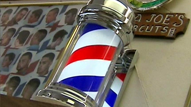 Barbershop Poles' Disappearing Act