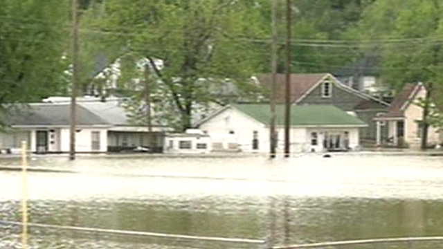 Dire Flooding Situation in Poplar Bluffs, Missouri