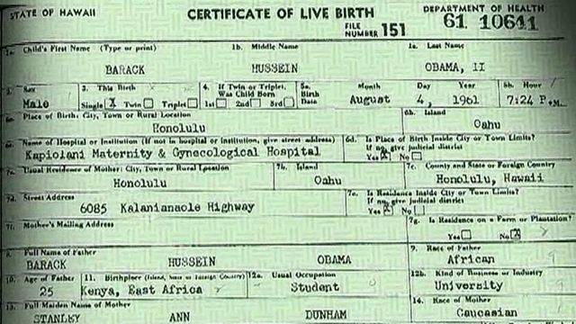 Obama Finally Reveals Birth Certificate