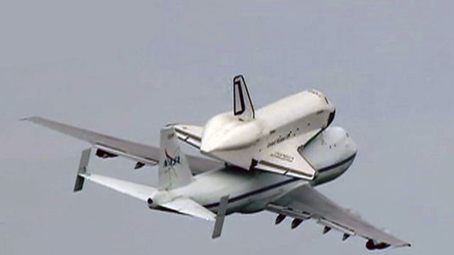 Video: Space Shuttle Enterprise Takeoff