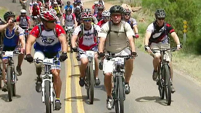 Wounded Warrior bike tour