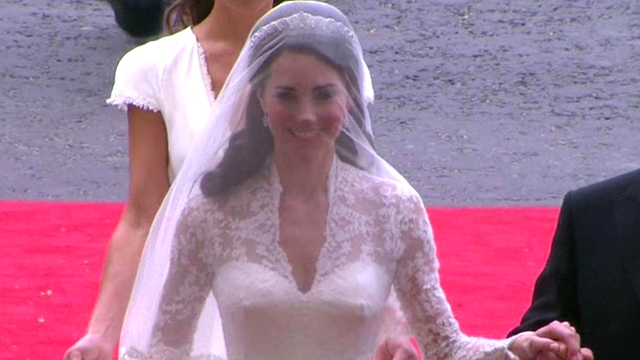 Kate Middleton Enters Westminster Abbey