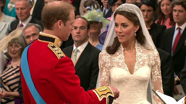 Prince William, Kate Middleton Exchange Vows