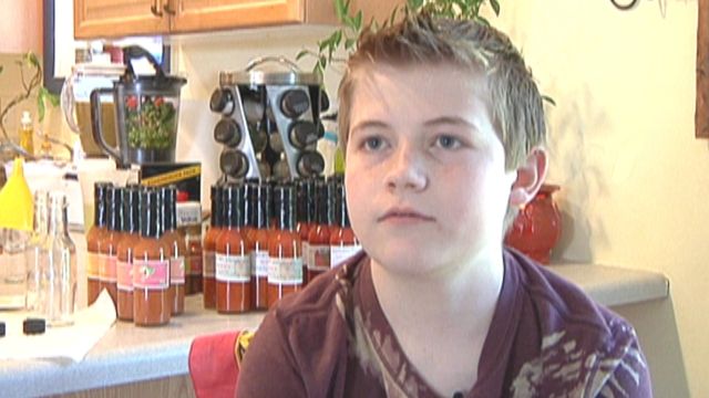 13-year-old's fiery business 