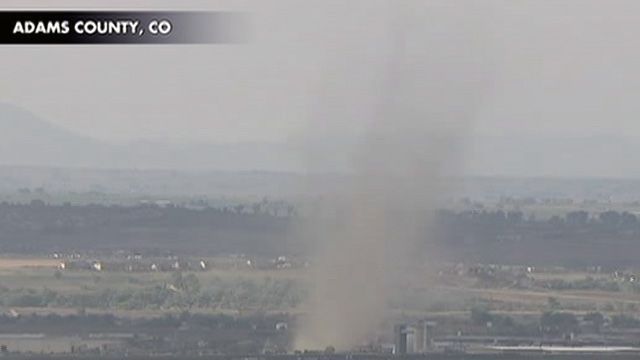 Video: ‘Dust Devil’ Passes Over Denver