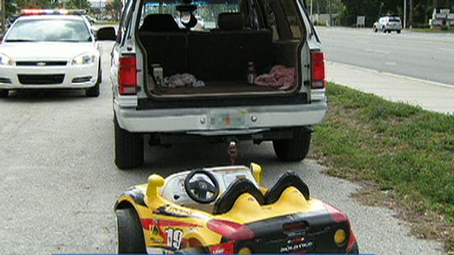 6-Year-Old Towed in Toy Car By SUV