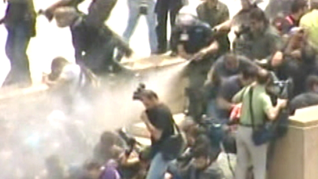 Clashes in Greece