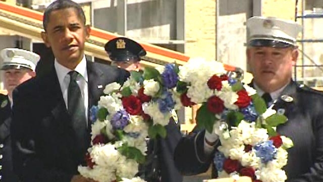 President Obama Visits Ground Zero