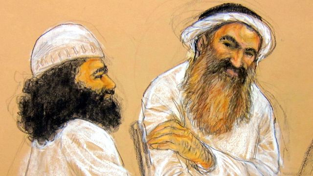 9/11 plotters disrupt hearing with courtroom antics