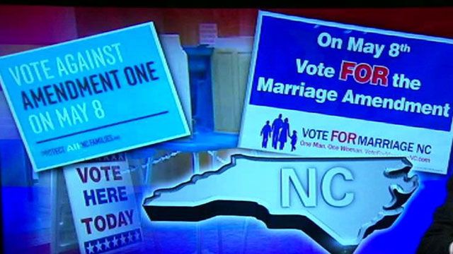 Fate of gay marriage ban in voters' hands