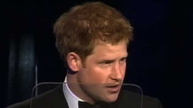 Prince Harry Honored for Work with Wounded Warriors