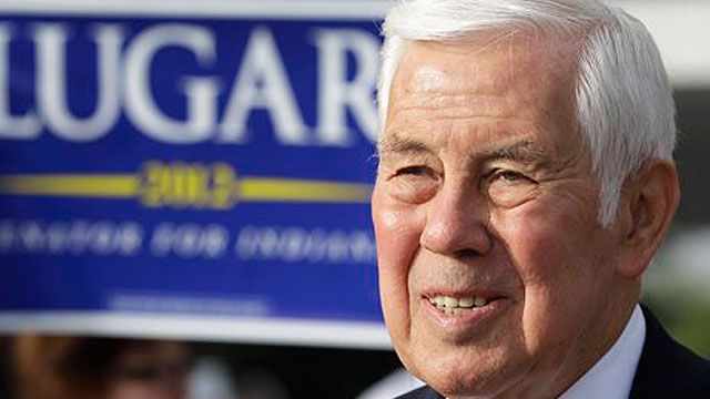 Lugar, Tea Party candidate battle for Senate seat