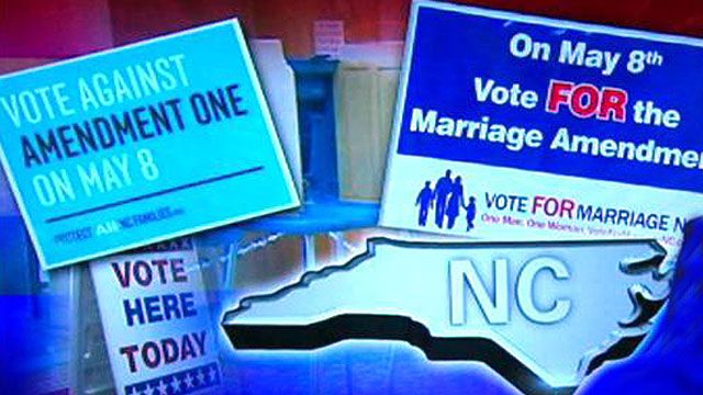 North Carolina approves ban gay marriage