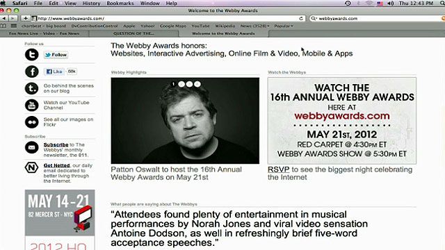 The Webby Awards: Honoring the best in everything on the net