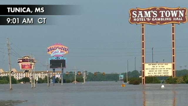 Flooding Closes Mississippi Casinos