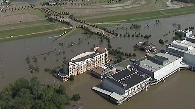 Aerials of Tennessee Flooding Damage