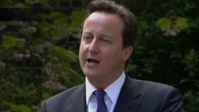 David Cameron News Conference