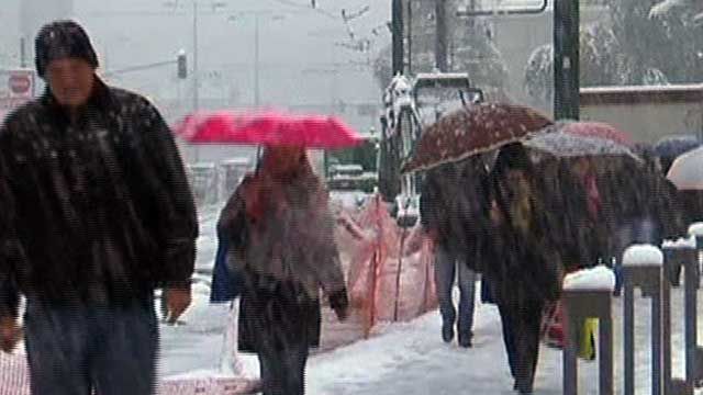 Sarajevo Hit with Snow After 86-Degree Heat