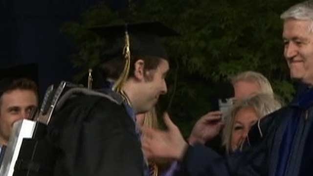 Paraplegic Berkeley Student Walks at Graduation