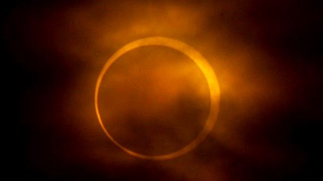 Rare eclipse to form 'ring of fire' around the moon