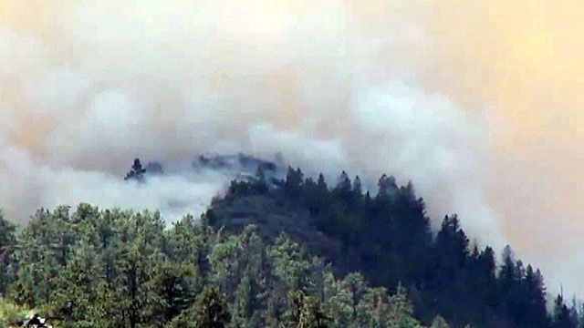 Wildfire causing smoke problems in Colorado