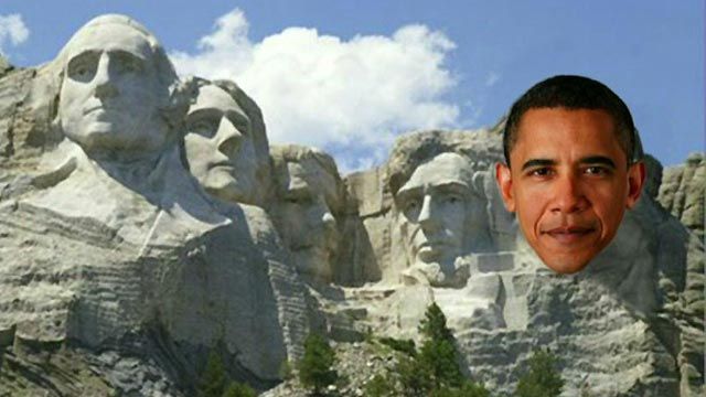 Huckabee: Obama on Mt. Rushmore?