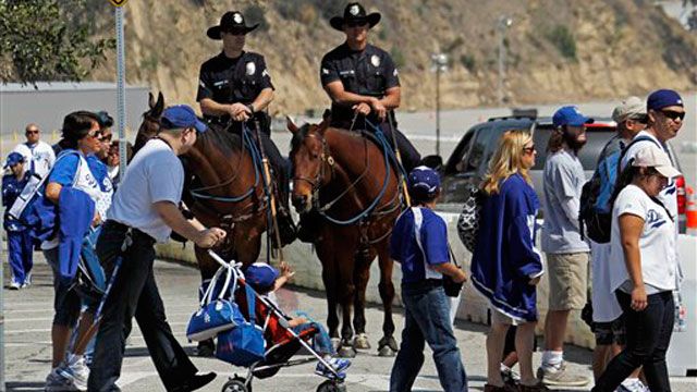Brutal attack outside Dodgers Stadium in Los Angeles