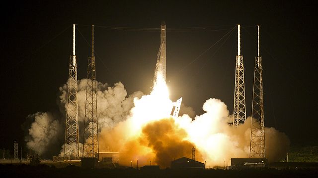 SpaceX rocket blasts off